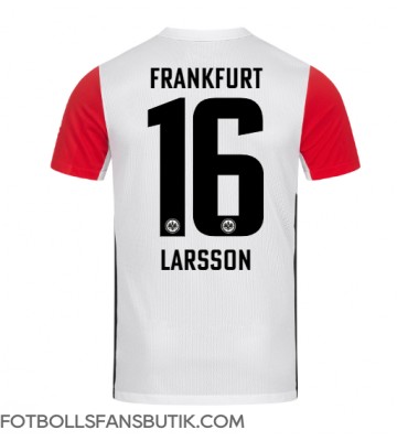 Eintracht Frankfurt Hugo Larsson #16 Replika Hemmatröja 2024-25 Kortärmad